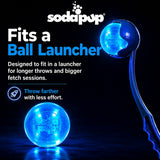 Strobe Ball Light-Up Dog Toy - Durable Floating Chew Ball | Made in USA - SodaPup/True Dogs, LLC - Flyclothing LLC