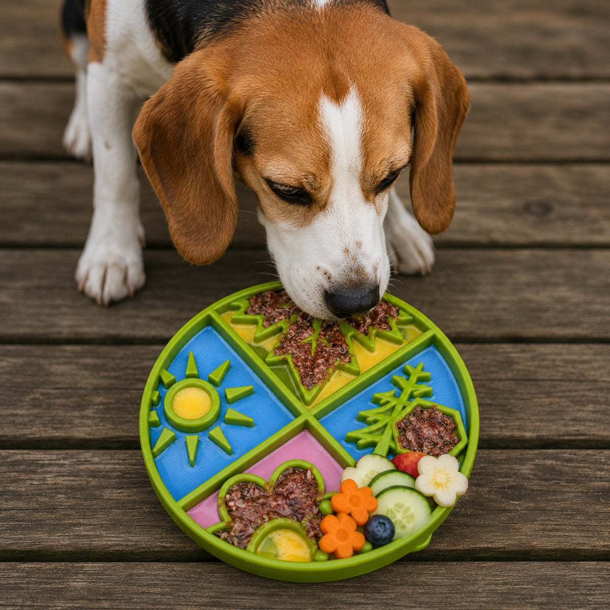 Four Seasons eTray - Shallow Slow Feeder Dog Bowl for Enrichment | USA Made - SodaPup/True Dogs, LLC - Flyclothing LLC
