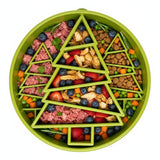 Pine Tree Christmas eBowl Deep Slow Feeder Dog Bowl for Enrichment | USA Made - SodaPup/True Dogs, LLC - Flyclothing LLC