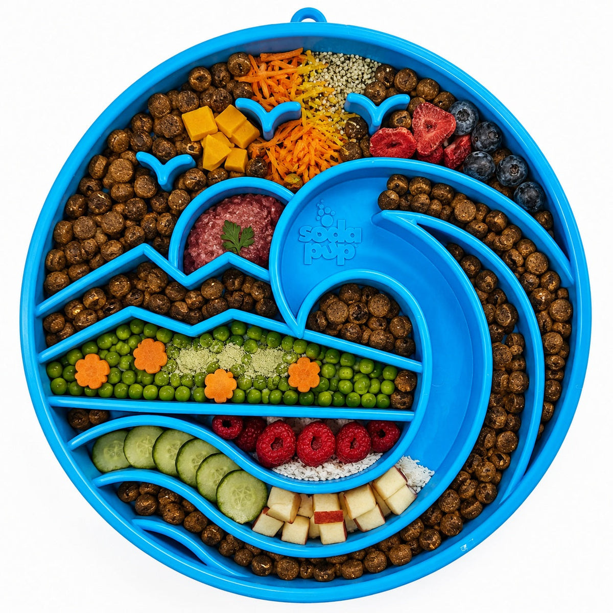 Baja Design eTray - Shallow Slow Feeder Dog Bowl for Enrichment | USA Made - SodaPup/True Dogs, LLC - Flyclothing LLC