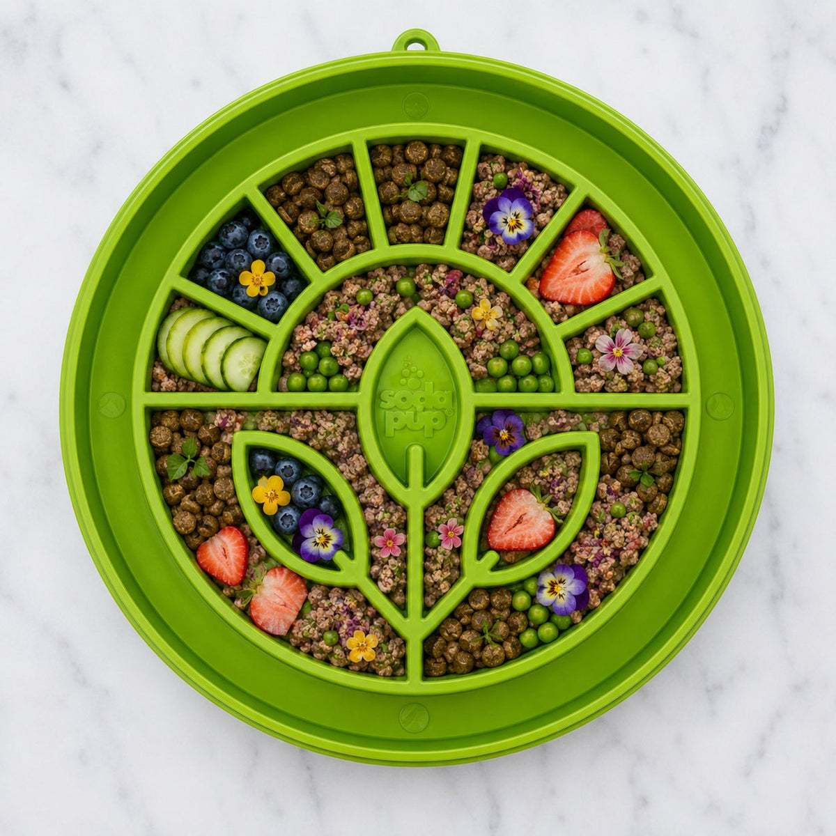 Garden Design eTray - Shallow Slow Feeder Dog Bowl for Enrichment | USA - SodaPup/True Dogs, LLC - Flyclothing LLC