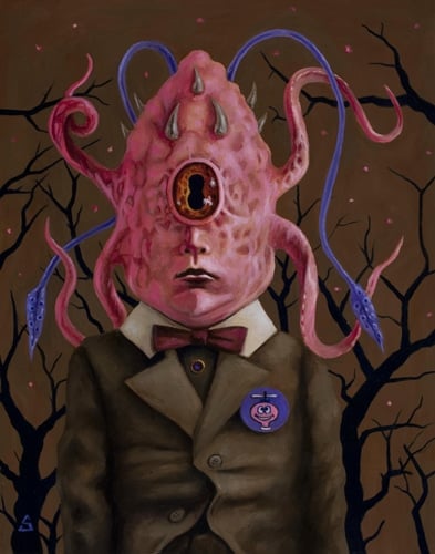 Black Market Art Company Squid Boy Print