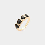 Heart Stone Cluster Ring - Madeline Love - Flyclothing LLC