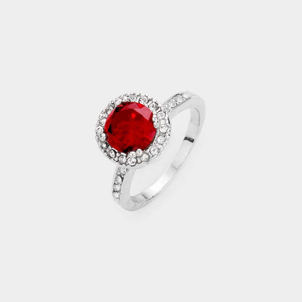 CZ Halo Ring - Madeline Love - Flyclothing LLC