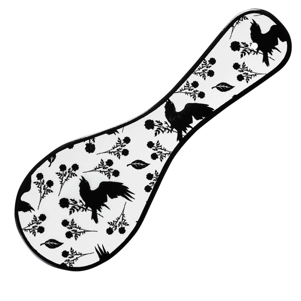 The Vault Raven & Rose Spoon Rest - Alchemy Gothic - Flyclothing LLC