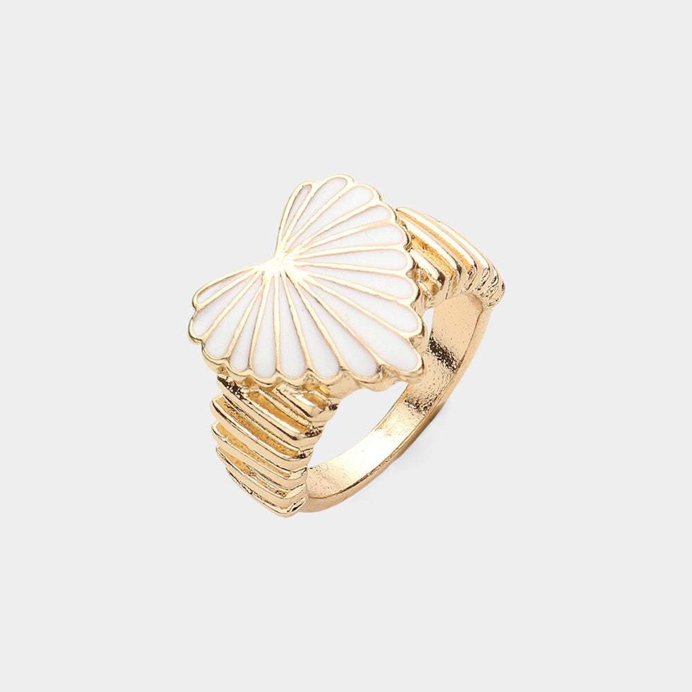 Enamel Heart Ring - Madeline Love - Flyclothing LLC