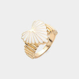 Enamel Heart Ring - Madeline Love - Flyclothing LLC
