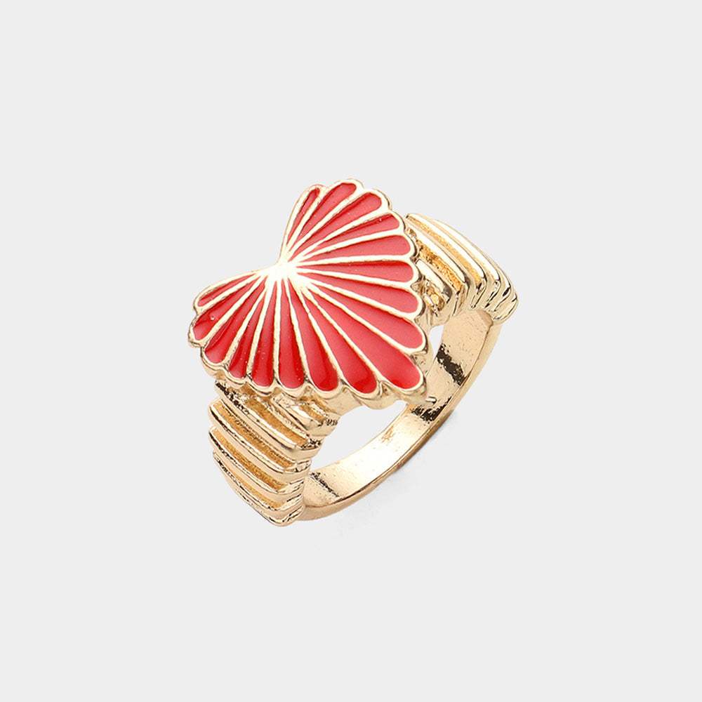 Enamel Heart Ring - Madeline Love - Flyclothing LLC