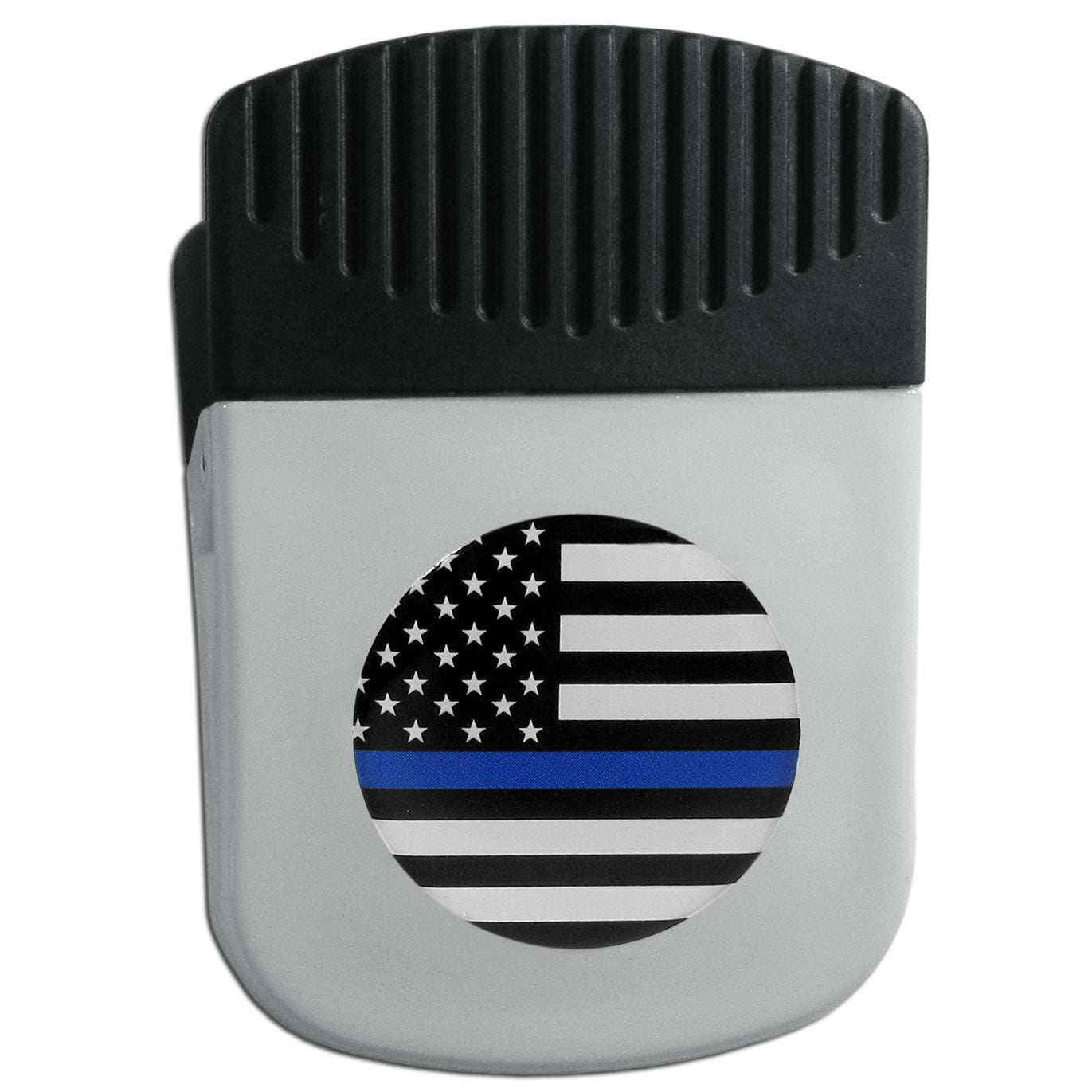 Thin Blue Line Police Flag Chip Clip Magnet - Thin Blue Line Police Flag - Flyclothing LLC