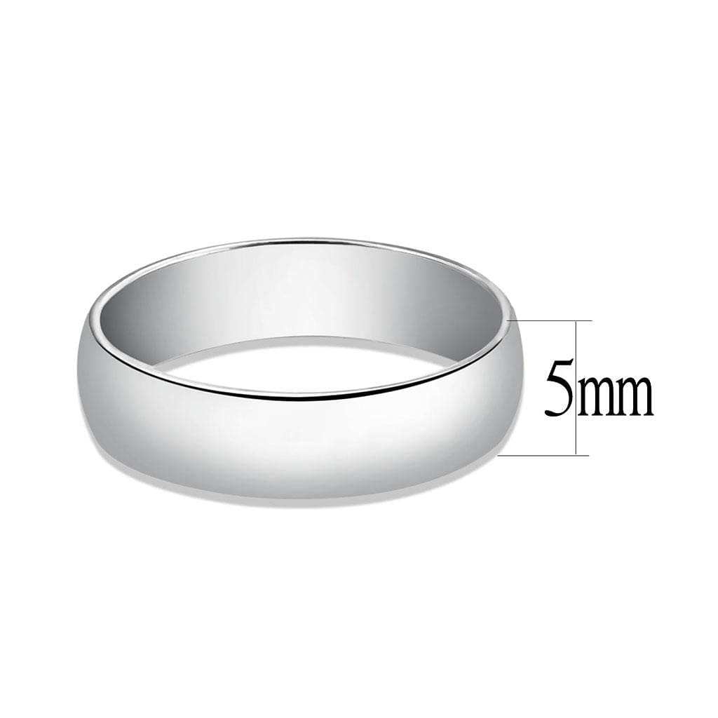 SS1375 - Silver 925 Sterling Silver Ring with No Stone - Alamode - Flyclothing LLC