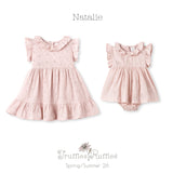 Eyelet Skirted Baby Bodysuit – Cotton for Special Occasions - Tesa Babe - Flyclothing LLC
