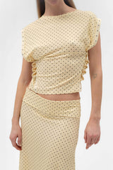 LIANA TOP IN BUTTER - findmenowthelabel - Flyclothing LLC