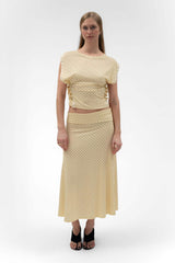LIANA TOP IN BUTTER - findmenowthelabel - Flyclothing LLC