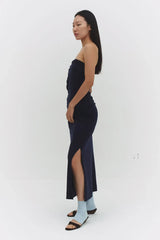 SORI SKIRT IN NAVY - findmenowthelabel - Flyclothing LLC