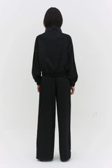 LEISEU TRACK PANTS IN BLACK