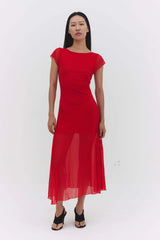 VALENTINA DRESS IN RED - findmenowthelabel - Flyclothing LLC