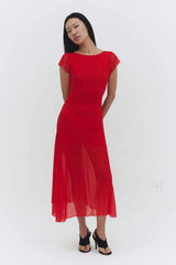 VALENTINA DRESS IN RED - findmenowthelabel - Flyclothing LLC