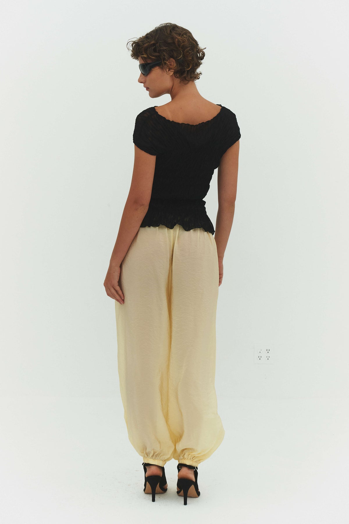 ZORA VOILE PANT IN BUTTER - findmenowthelabel - Flyclothing LLC