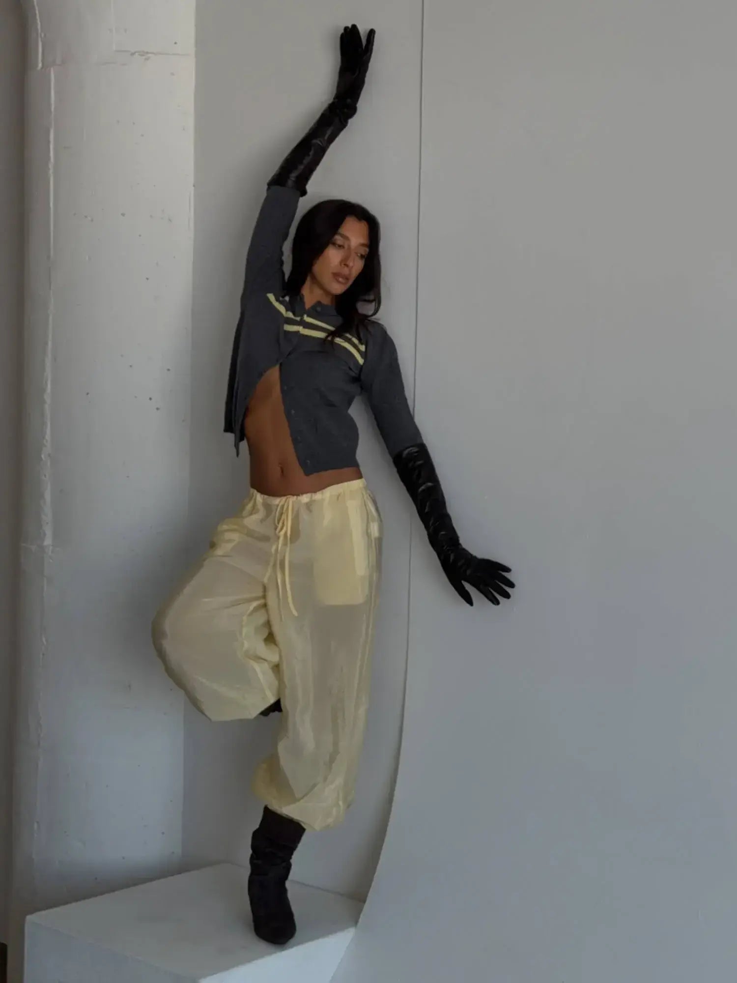 ZORA VOILE PANT IN BUTTER - findmenowthelabel - Flyclothing LLC