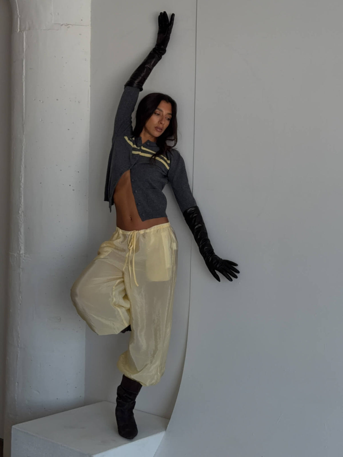 ZORA VOILE PANT IN BUTTER - findmenowthelabel - Flyclothing LLC