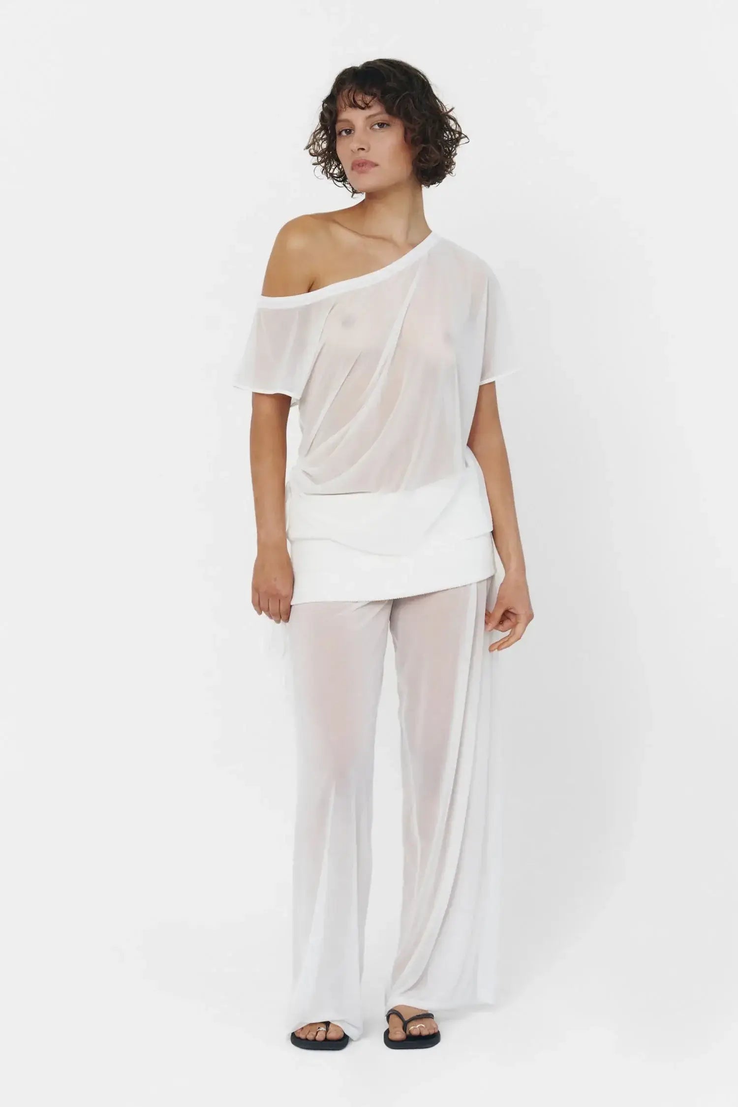RAEL PANTS IN WHITE - findmenowthelabel - Flyclothing LLC