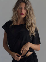 BRISA TOP IN BLACK