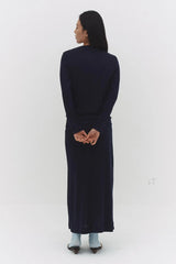 NARAE LONG SLEEVE TOP IN NAVY