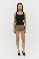 RIBBED KNIT TANK TOP IN BLACK - findmenowthelabel - Flyclothing LLC