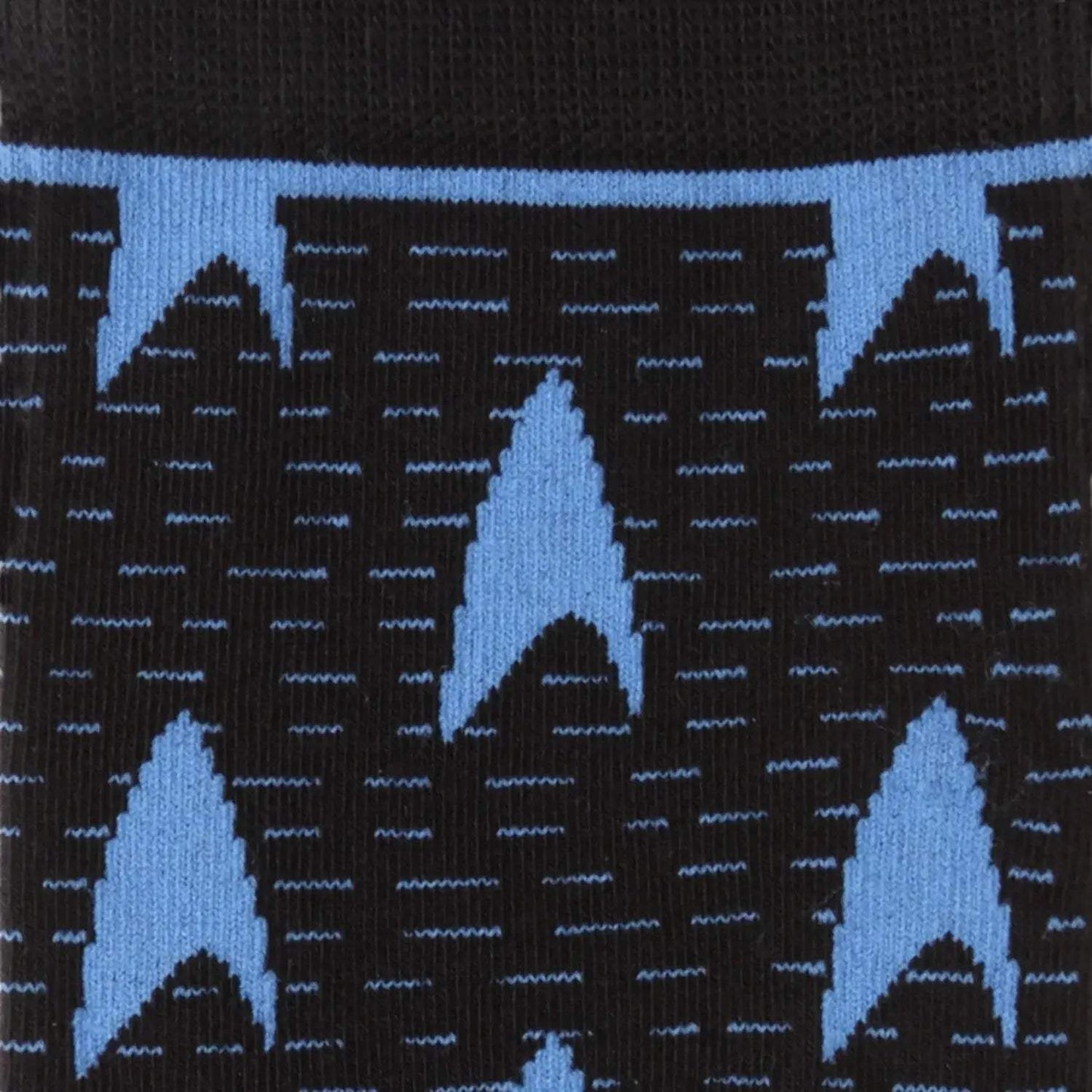 Star Trek Blue Delta Shield Black Men's Socks - Cufflinks.com - Flyclothing LLC