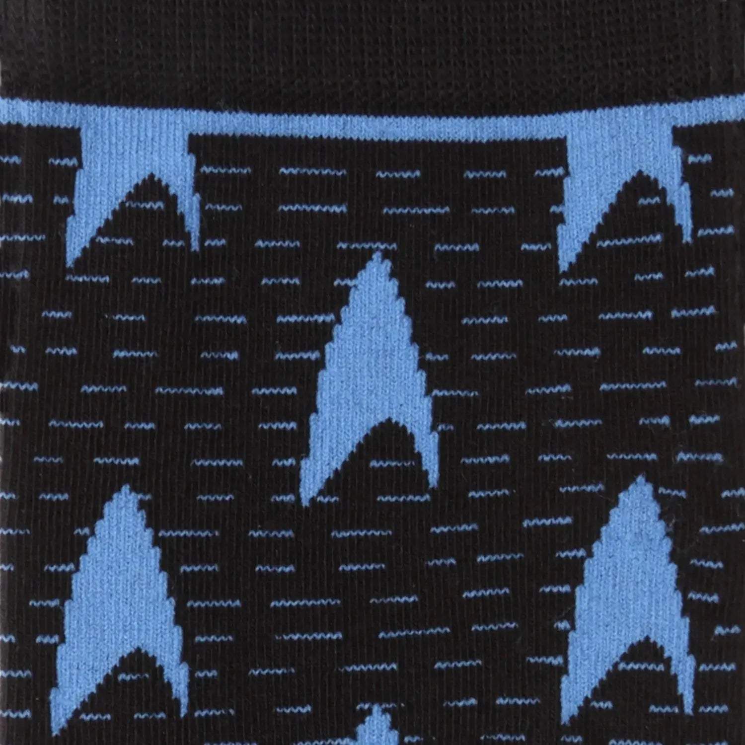 Star Trek Blue Delta Shield Black Men's Socks - Cufflinks.com - Flyclothing LLC