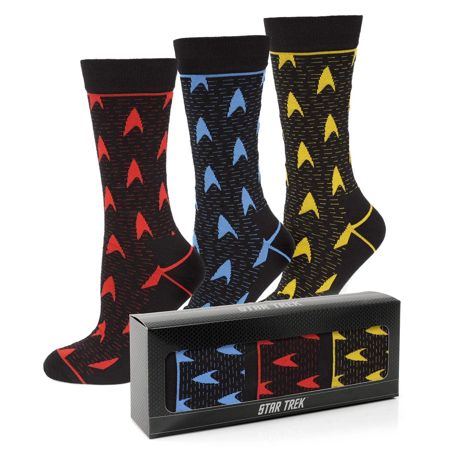 Star Trek 3 Pair Sock Gift Set - Cufflinks.com - Flyclothing LLC