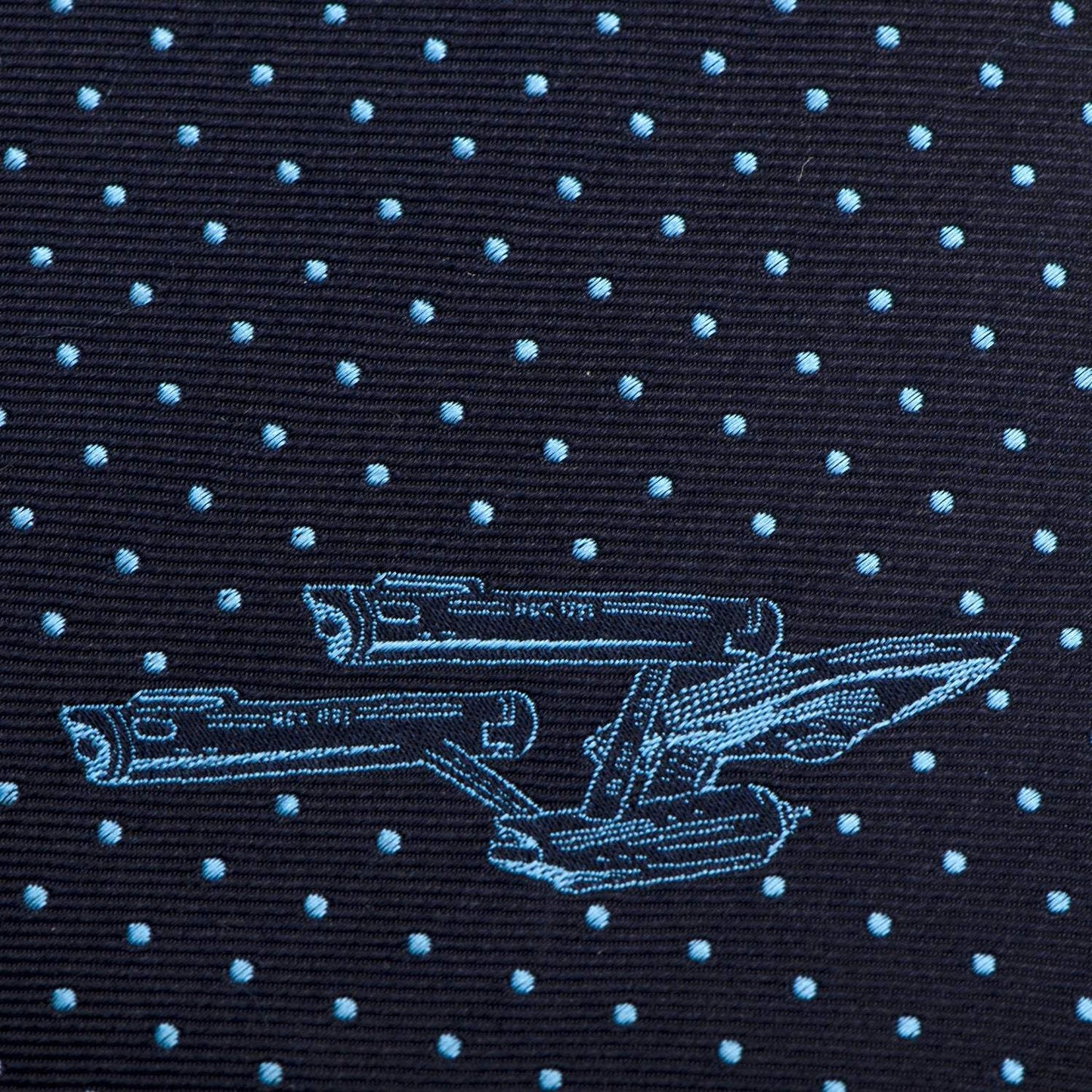 Star Trek Enterprise Dot Blue Men's Tie - Cufflinks.com - Flyclothing LLC