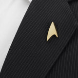 Star Trek Gold Delta Shield Lapel Pin - Cufflinks.com - Flyclothing LLC