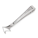 Star Trek Sterling Silver Cutout Delta Shield Tie Bar - Cufflinks.com - Flyclothing LLC