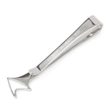 Star Trek Sterling Silver Cutout Delta Shield Tie Bar
