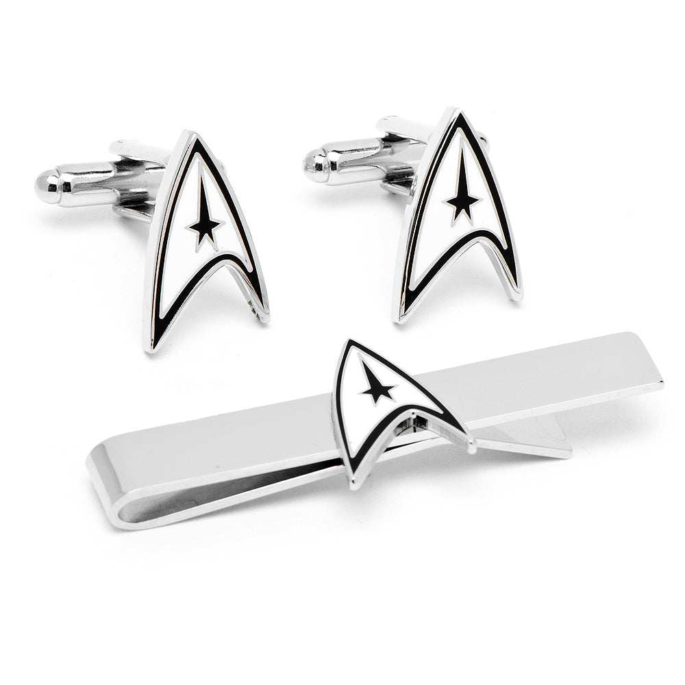 Star Trek Cufflinks Tie Bar Gift Set - Cufflinks.com - Flyclothing LLC