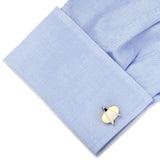Star Trek Two Tone Delta Shield Cufflinks - Cufflinks.com - Flyclothing LLC