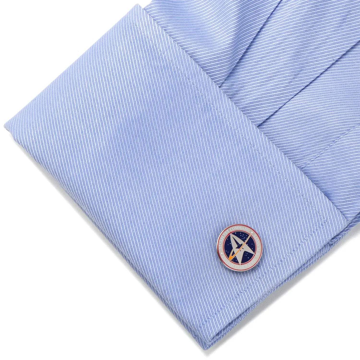 Star Trek Starfleet Command Cufflinks - Cufflinks.com - Flyclothing LLC