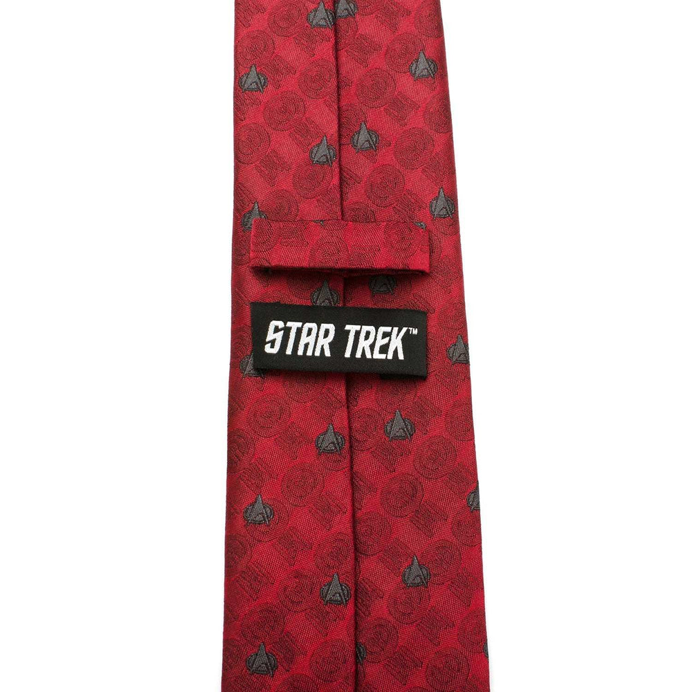 Star Trek TNG Red Delta Shield Men's Tie - Cufflinks.com - Flyclothing LLC