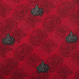 Star Trek TNG Red Delta Shield Men's Tie - Cufflinks.com - Flyclothing LLC