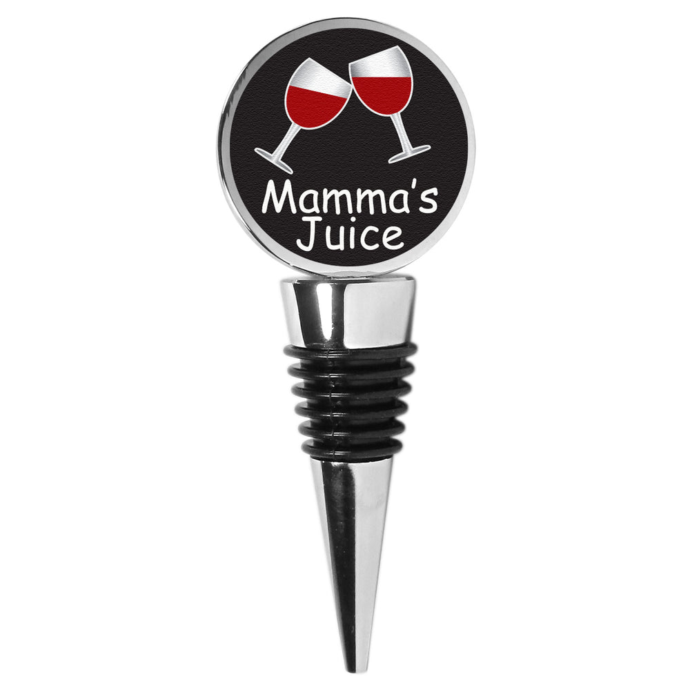 Mamma's Juice w/Heart Wine Stopper 