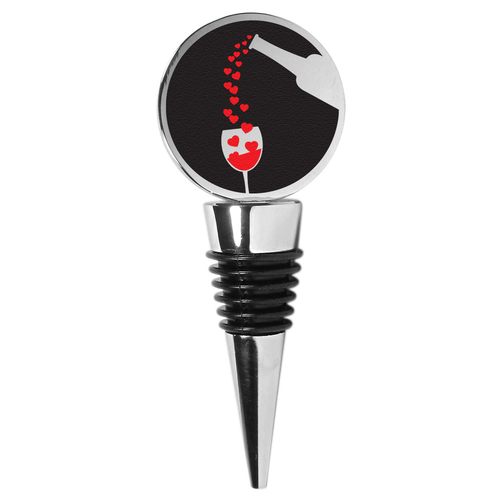 Pouring Hearts Wine Stopper 