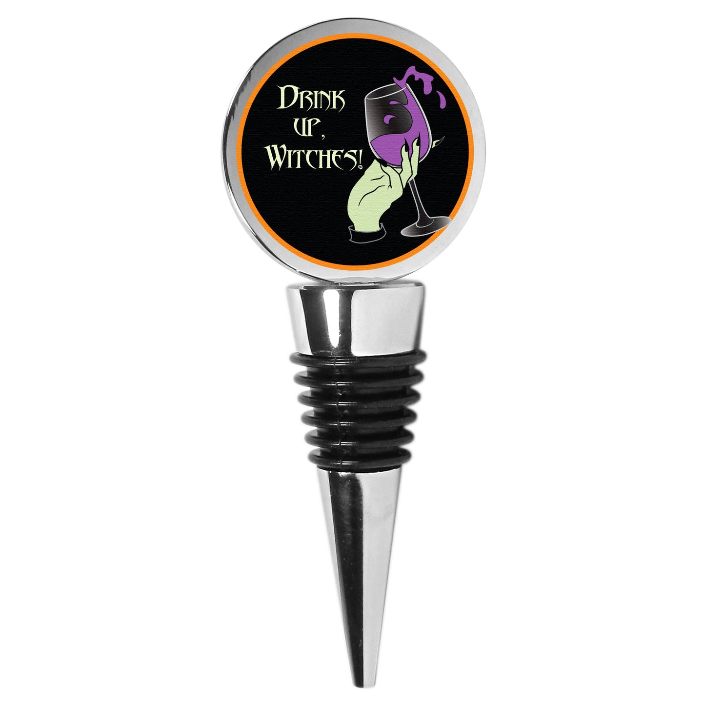 Drink up Witches Wine Stopper