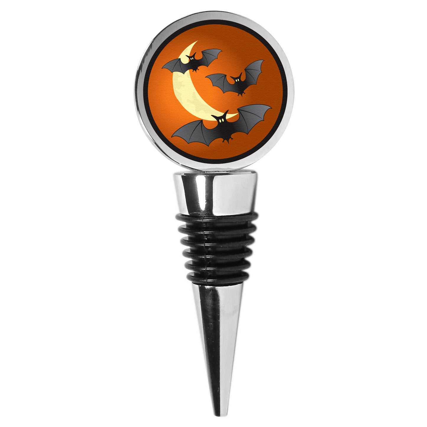 Bats and Moon Wine Stopper
