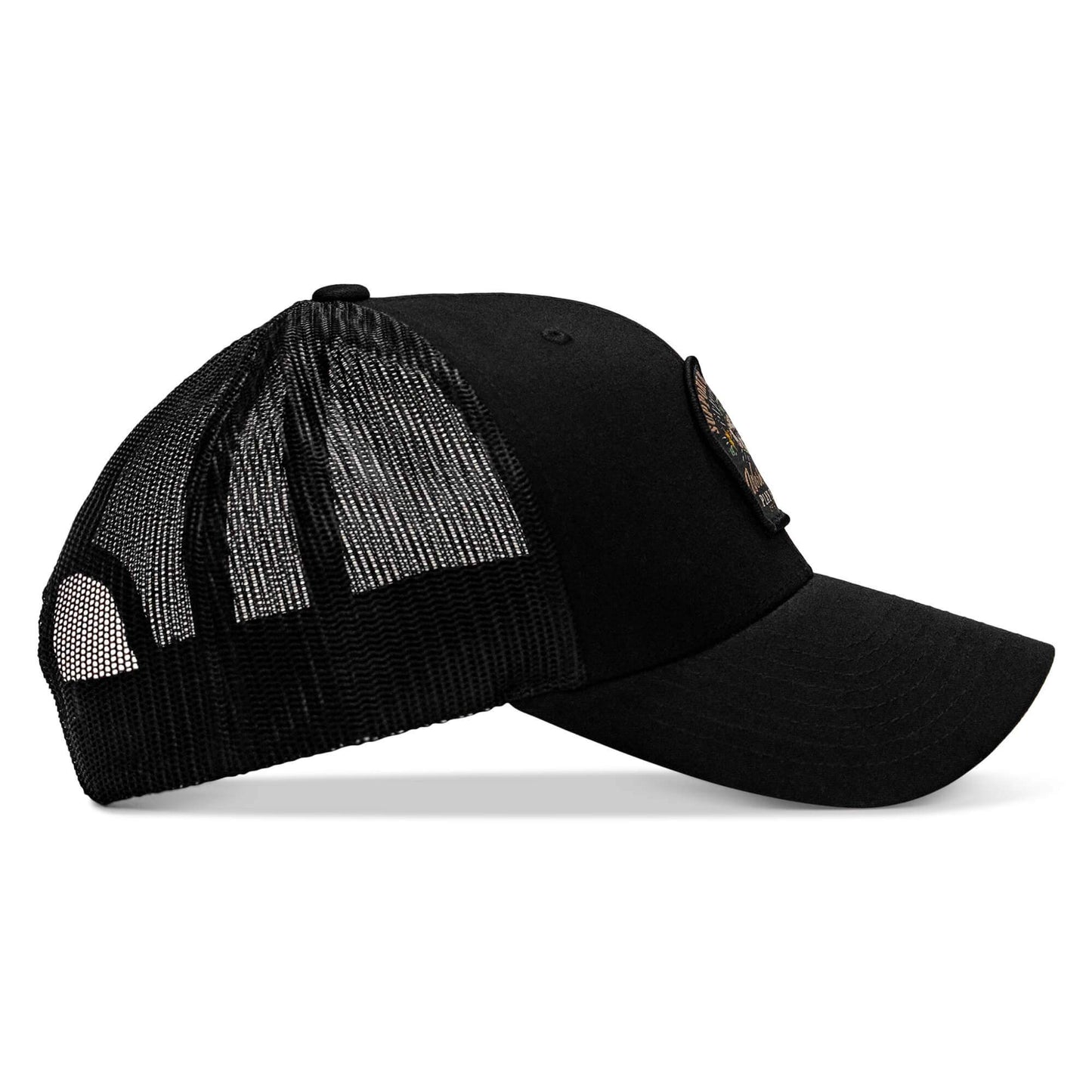 Work Hard Play Harder | Support Blue Collar Patch Snapback Hat - DIRTY COWBOY USA - Flyclothing LLC