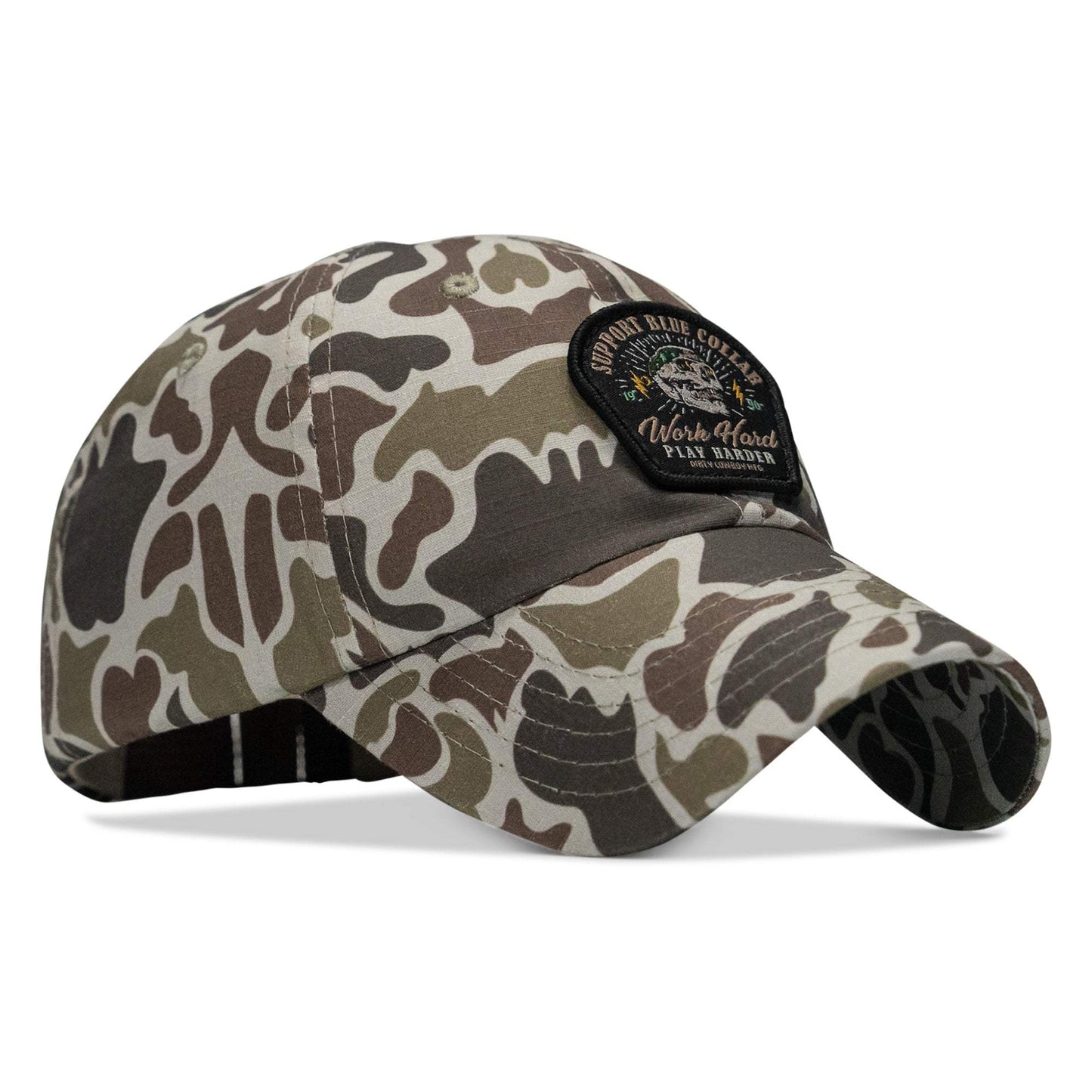 Work Hard, Play Harder Patch Ripstop Tactical Hat - DIRTY COWBOY USA - Flyclothing LLC