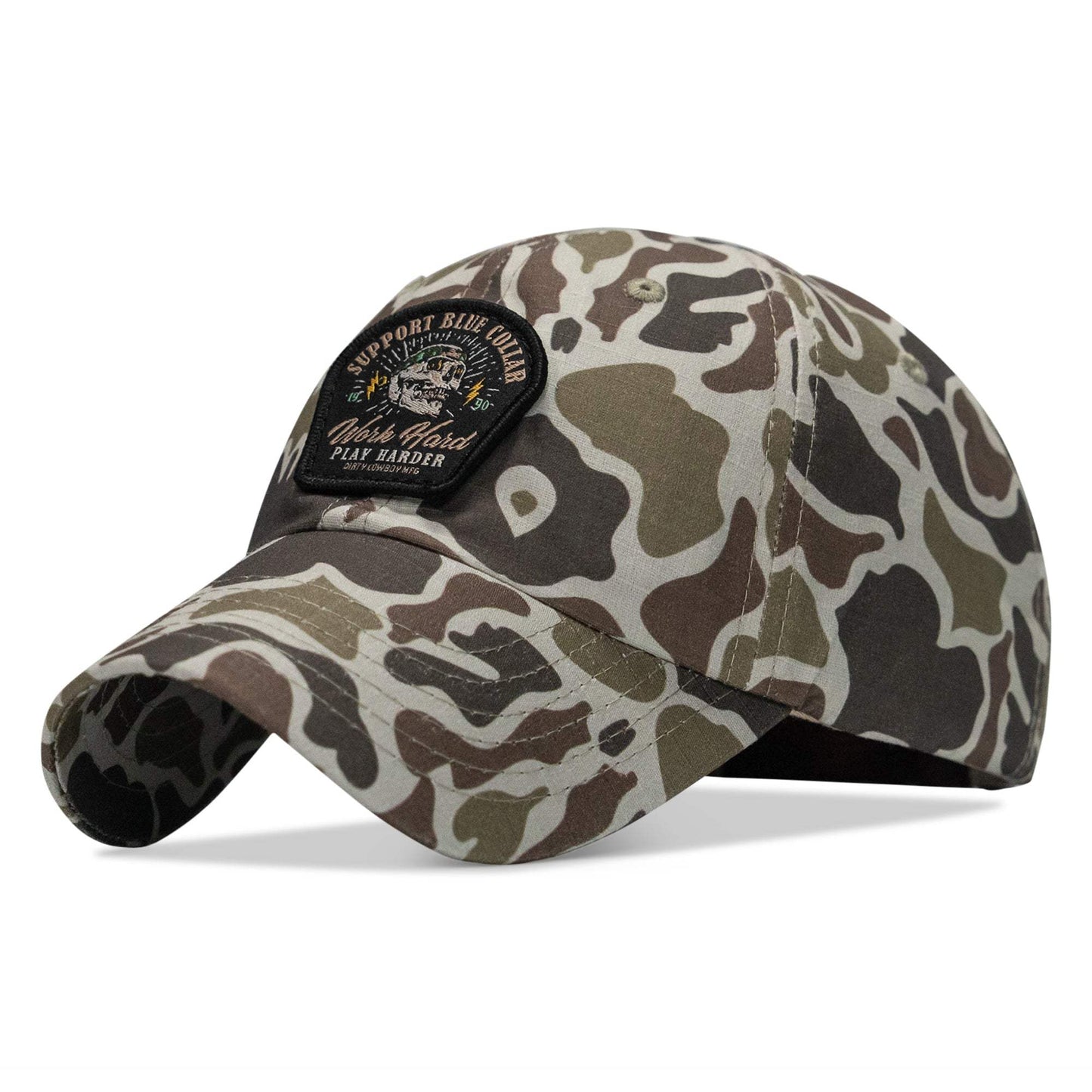Work Hard, Play Harder Patch Ripstop Tactical Hat - DIRTY COWBOY USA - Flyclothing LLC
