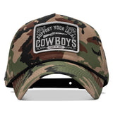 Support Your Local Cowboys Patch Weekender Snapback - DIRTY COWBOY USA - Flyclothing LLC