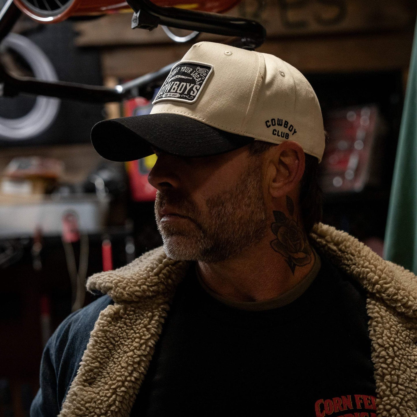 Support Your Local Cowboys Patch 5 Panel Workhorse Snapback - DIRTY COWBOY USA - Flyclothing LLC