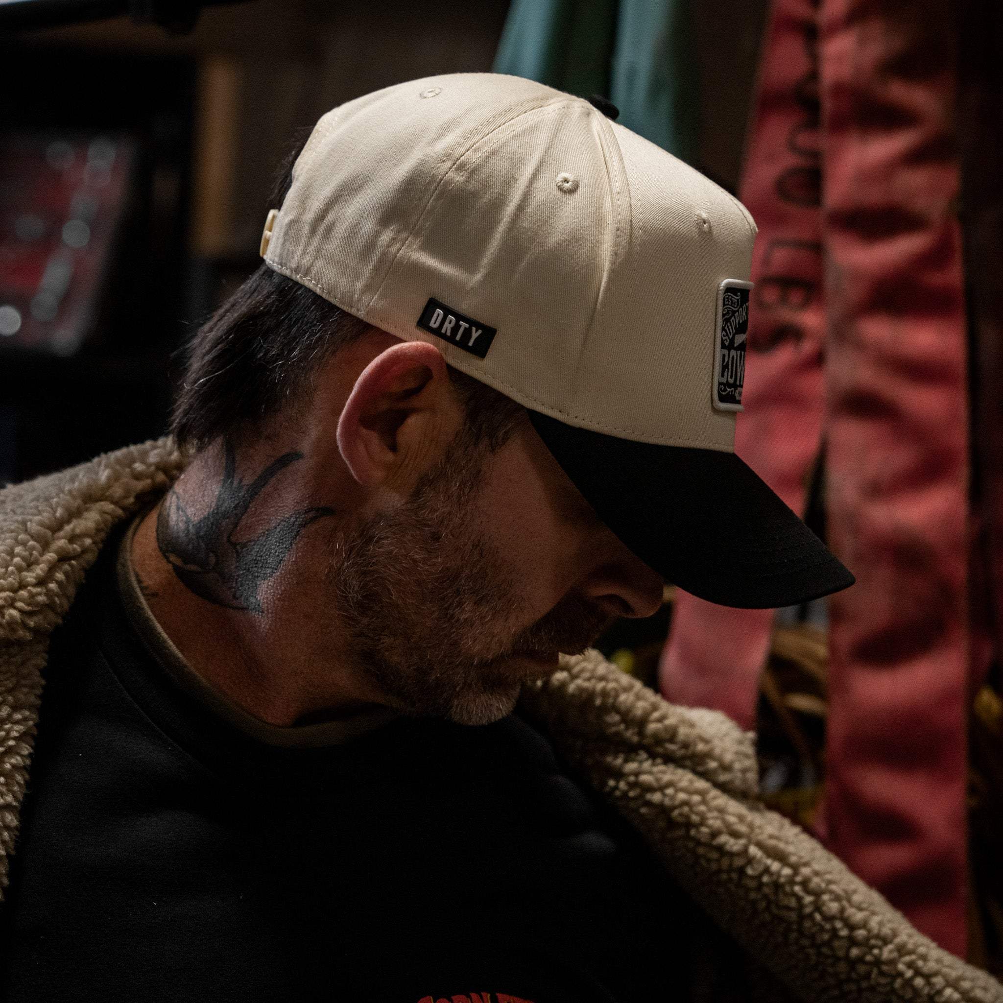 Support Your Local Cowboys Patch 5 Panel Workhorse Snapback - DIRTY COWBOY USA - Flyclothing LLC